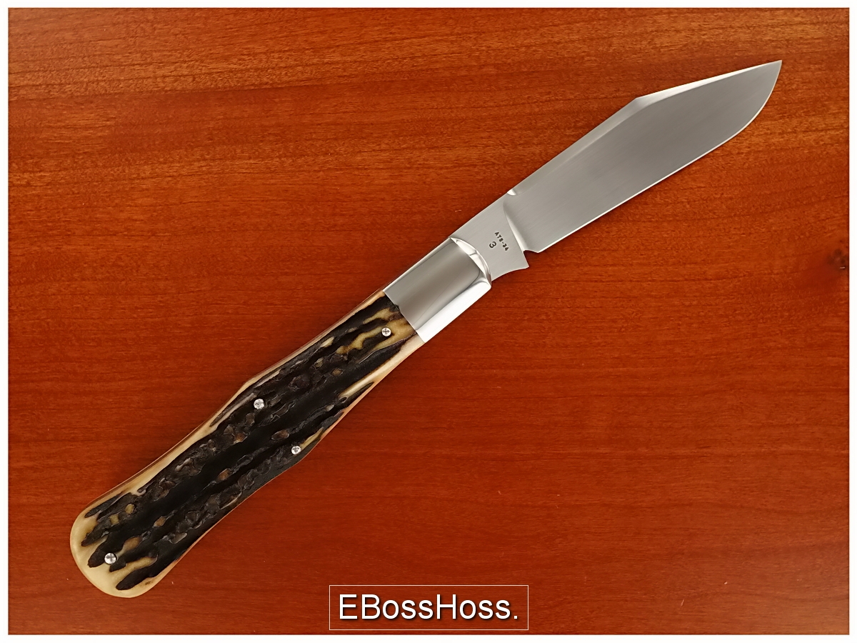 Tony Bose 5 3/8-inch Stag Beavertail - #3